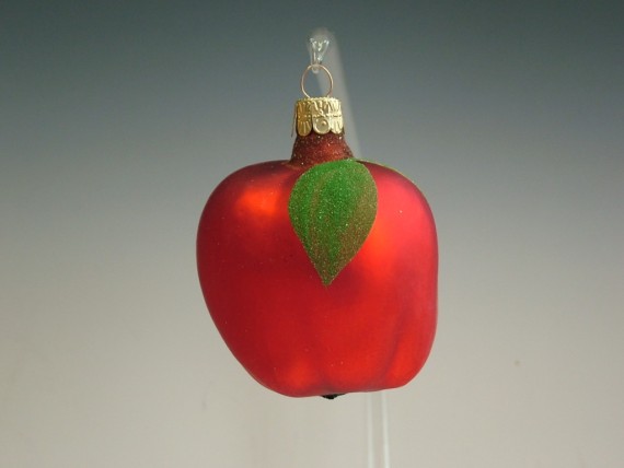 JABLKO, FORMA, BARVA ČERVENÁ, MAT, DEKOR