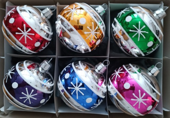 KOULE, skleněná, hladká, lesk, barva ass, dekor