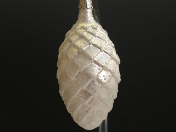 ŠIŠKA VELKÁ, FORMA, BÍLÝ MAT, DEKOR