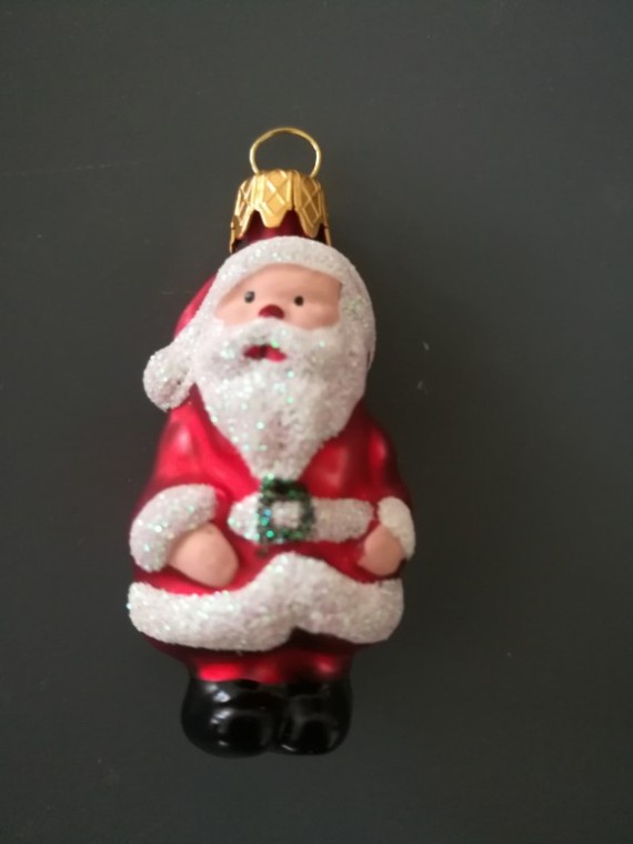 MIKULÁŠ, skleněný, forma, barevný dekor