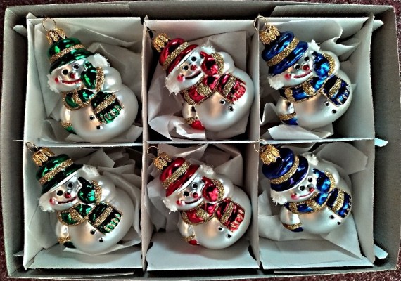 SNĚHULÁK S WALKMANEM, FORMA, BAREVNÝ, MAT, DEKOR