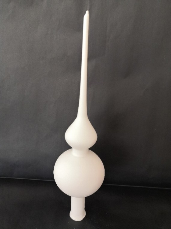 ŠPICE 1-KULOVÁ, HLADKÁ, BÍLÁ, SKOŘÁPKA, BEZ DEKORU