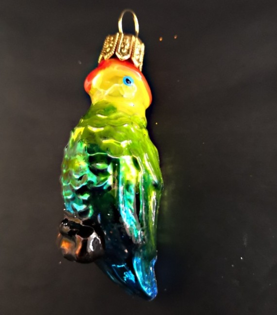 PAPOUŠEK, forma, ručně malovaný dekor