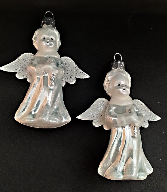 ANDĚL S FLÉTNOU, FORMA, BÍLÝ, PORCELÁN, DEKOR