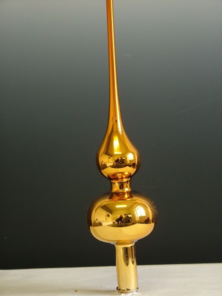 ŠPICE 1-KULOVÁ, zlatá, lesk, bez dekoru