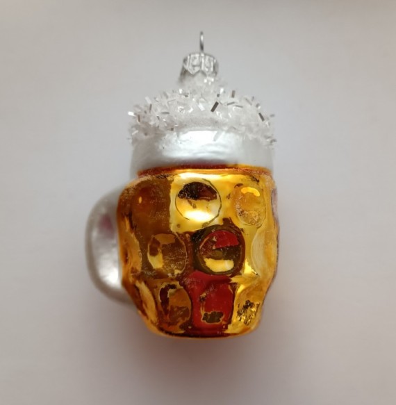 PIVO STŘEDNÍ, skleněné, forma, barevný dekor