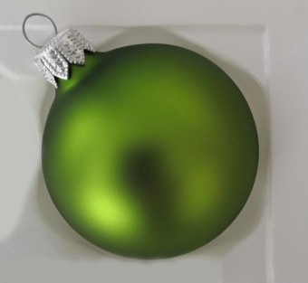 KOULE, SKLENĚNÁ, HLADKÁ, SVĚTLE ZELENÁ, MAT, BEZ DEKORU