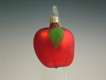 JABLKO, FORMA, BARVA ČERVENÁ, MAT, DEKOR