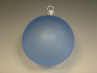 KOULE, SKLENĚNÁ OZDOBA, PRŮHLEDNÁ, SV. MODRÁ, BEZ DEKORU