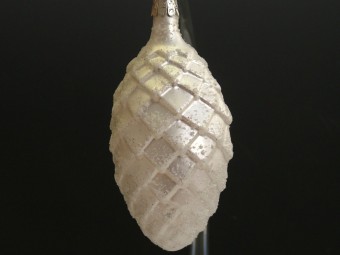 ŠIŠKA VELKÁ, FORMA, BÍLÝ MAT, DEKOR