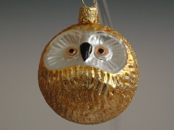 SOVA KULATÁ, FORMA, ZLATÁ, LESK, DEKOR