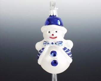 SNĚHULÁK S MAŠLÍ, FORMA, MODRÁ, MAT, DEKOR