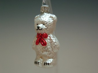 MEDVĚD S MAŠLÍ MALÝ, FORMA, BÍLÝ, MAT, DEKOR