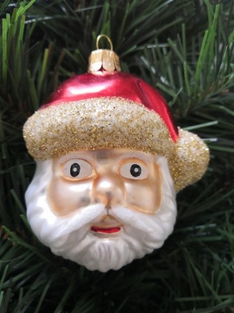 HLAVA MIKULÁŠE, FORMA, MAT, BAREVNÝ DEKOR