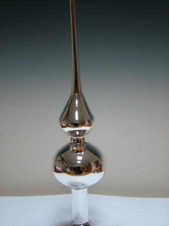 ŠPICE 1-KULOVÁ, STŘÍBRNÁ, LESK, BEZ DEKORU