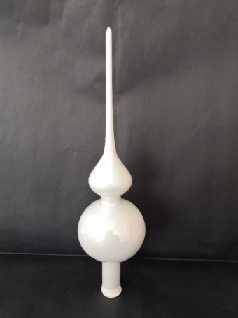 ŠPICE 1-KULOVÁ, HLADKÁ, BÍLÁ, PORCELÁN, BEZ DEKORU