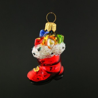 VYSOKÁ BOTA, forma, ručně malovaný dekor