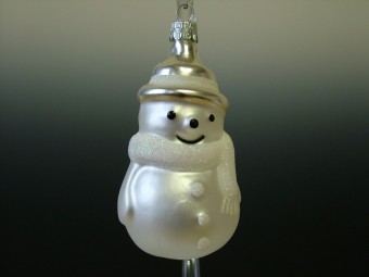 SNĚHULÁK VELKÝ, FORMA, BÍLÝ, MAT, DEKOR