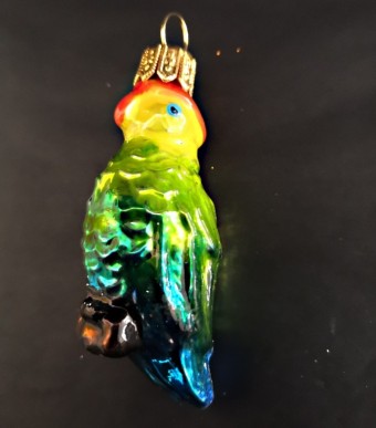 PAPOUŠEK, forma, ručně malovaný dekor