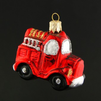 POŽÁRNÍ AUTO, forma, ručně malovaný dekor