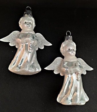 ANDĚL S FLÉTNOU, FORMA, BÍLÝ, PORCELÁN, DEKOR