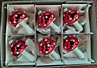 HOUBA MUCHOMŮRKA, BAREVNÁ, LESK, DEKOR