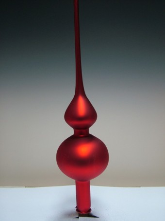 ŠPICE 1-KULOVÁ, ČERVENÁ, MAT, BEZ DEKORU