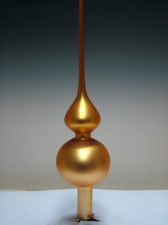 ŠPICE 1-KULOVÁ, ZLATÁ, MAT, BEZ DEKORU