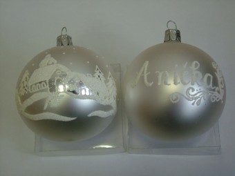 KOULE BÍLÁ, MAT, CHALOUPKA, BÍLÝ POSYP