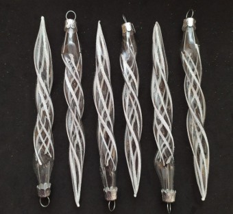 RAMPOUCH ČIRÝ ÚZKÝ KROUCENÝ, MALOVANÝ DEKOR