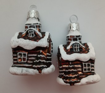 KOSTELÍK, skleněný, forma, perník dekor