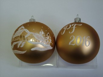 KOULE ZLATÁ, MAT, CHALOUPKA, BÍLÝ POSYP