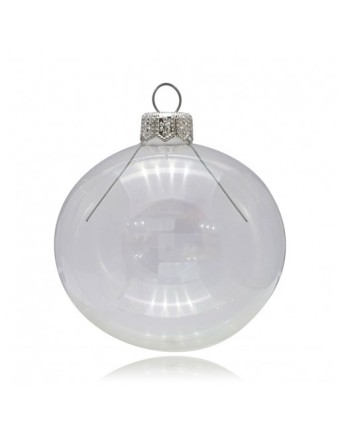 KOULE, SKLENĚNÁ OZDOBA, ČIRÁ, BEZ DEKORU